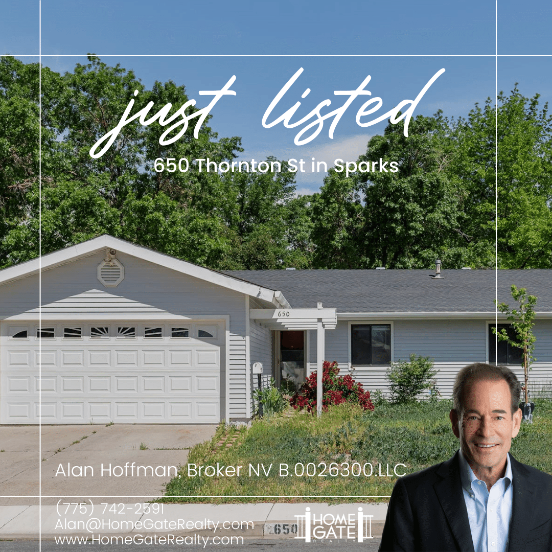 650 Thornton St, Sparks, NV 89431 - Alan Hoffman Realtor HomeGate Realty Magda Martinez