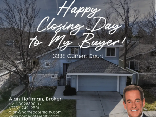 Buyer Congratulations 3338 Current Court Reno NV 89509