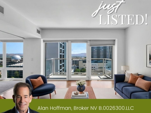 Just Listed: Urban Luxury Meets High-Tech Boom | 255 N Sierra St, #1208, Reno, NV 89501