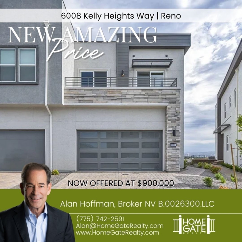 Modern Townhome Living with Spectacular Reno Views | 6008 Kelly Heights Way Reno NV 89519