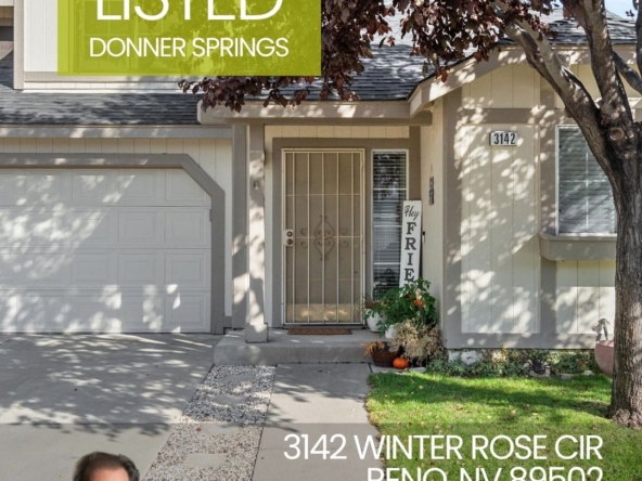 Just Listed: Thoughtful Updates, Easy Living: 3142 Winter Rose Circle, Reno, NV 89502