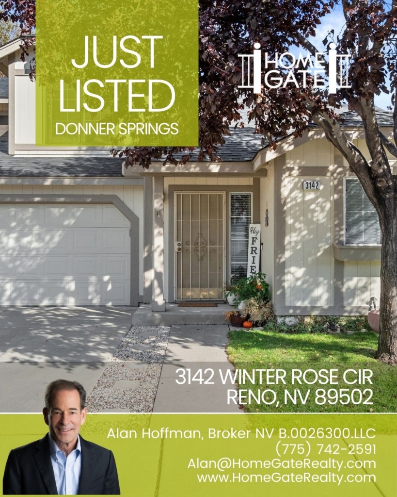 Just Listed: Thoughtful Updates, Easy Living: 3142 Winter Rose Circle, Reno, NV 89502